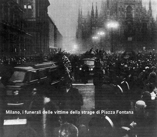 I funerali della strage a Milano